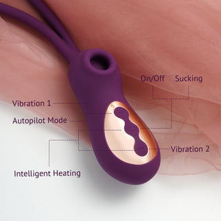 Tracy’s Dog PAMELA Triple Motor Air Pulse Stimulator with Warming Feature and Double Bullets