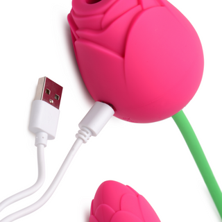 Inmi Bloomgasm Rose Duet Sucking & Vibrating Silicone Duo