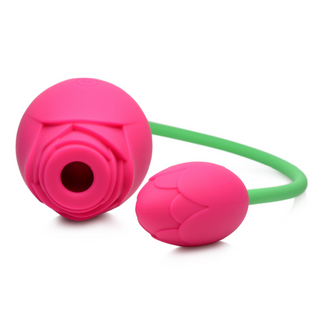 Inmi Bloomgasm Rose Duet Sucking & Vibrating Silicone Duo