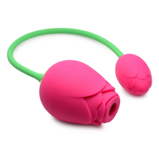 Inmi Bloomgasm Rose Duet Sucking & Vibrating Silicone Duo
