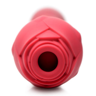 Inmi Bloomgasm Sweet Heart Rose with 5X Suction + 10X Vibrator and Flexible Insertable Handle