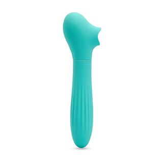 Sensuelle Triple Action Daisy Multi-Play Vibe with Suction, Flickering Tongue, and Thrusting Handle