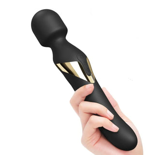 Dorcel Dual Orgasms Dual Ended Wand Vibrator with Insertable Rotating Beaded Handle