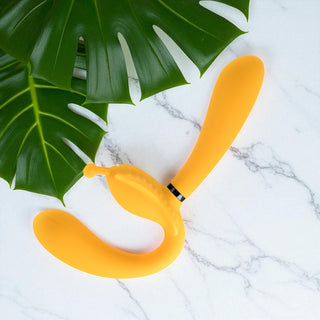 The Monarch Triple Shaft Strapless Strap-on Vibrator & Dual Stimulator