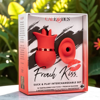 French Kiss Suck & Play Interchangeable Set with Sensual Suction & Triple Flickering Teaser