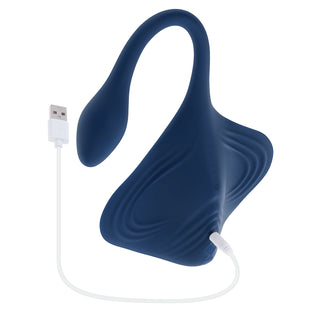 Daily Grind Flexible Multi-Play Massager with Attached Mini Vibe