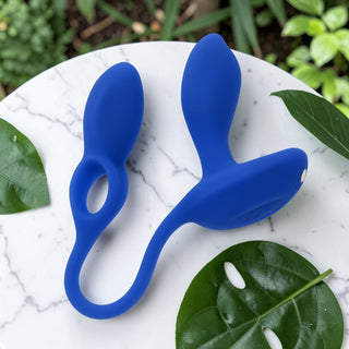 Back For More Wearable Vibrating G or P Spot Massager with Attached Vibe and Remote