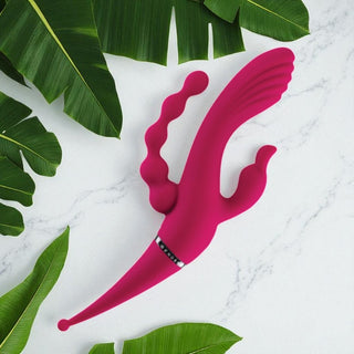 Four By Four Flexible Quadruple Stimulation Vibrator