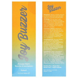 Jelique Joy Buzzer Arousal Balm Flavor-Free