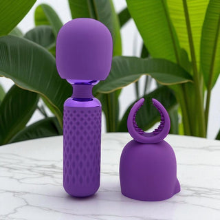 Sensuelle Nubii HARLOW Self-Warming Mini Wand Set with Full-Sized Head and Multi-Play Attachment