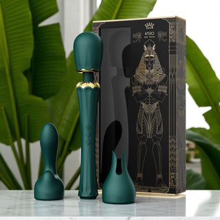 ZALO Legend Series Kyro Wand Massager Kit with 2 Attachments