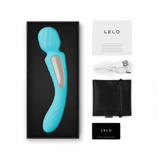 LELO SWITCH Textured Double-Sided Double Motor Luxury Wand Vibrator with App