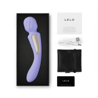 LELO SWITCH Textured Double-Sided Double Motor Luxury Wand Vibrator with App