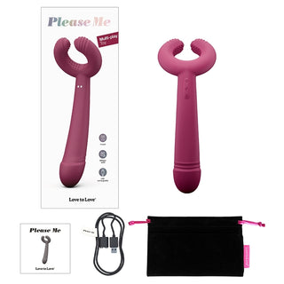 Love to Love Please Me Triple Motor Flexible Multi-Play Vibrator & Masturbator