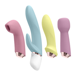 Satisfyer Marvelous Four Interchangeable Vibrator & Air Stim Kit