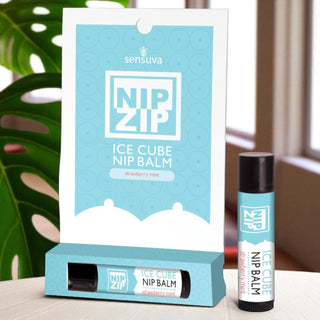 Sensuva Nip Zip Strawberry Mint Ice Cube Nipple and Body Balm
