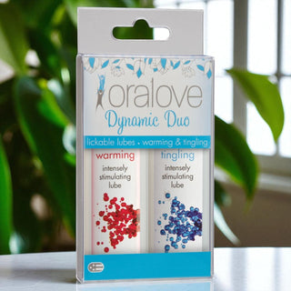 Oralove Dynamic Duo Warming & Tingling Lube Set