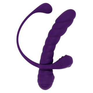 Twisted Playground Vibrator Set with Detachable C-Ring Anal Tail