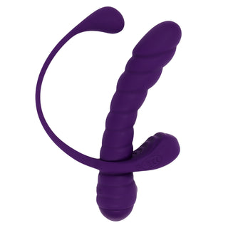 Twisted Playground Vibrator Set with Detachable C-Ring Anal Tail