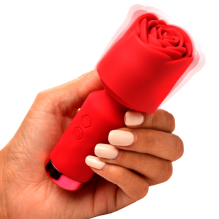 Bloomgasm Pleasure Rose Petite Mini Silicone Rose Wand Set