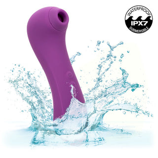 Couture Collection Dual Pleasure Wand with Air Pulse and Vibration
