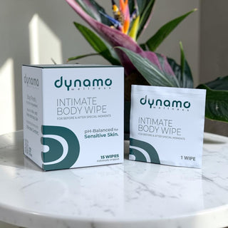 Dynamo Wellness Intimate Body Wipes Enriched with Aloe, Chamomile, and Cucumber Extracts