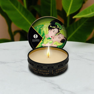 Shunga Mini Exotic Green Tea Soy Massage & Body Candle