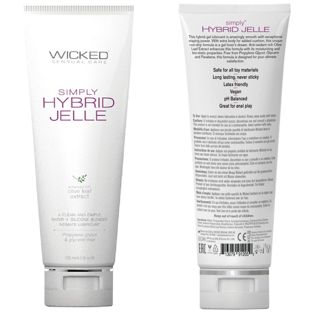 Wicked Simply Hybrid Jelle 4oz PleasureIntro Wicked Simply Hybrid Jelle 4oz PleasureIntro