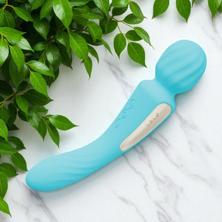 LELO SWITCH Textured Double-Sided Double Motor Luxury Wand Vibrator with App