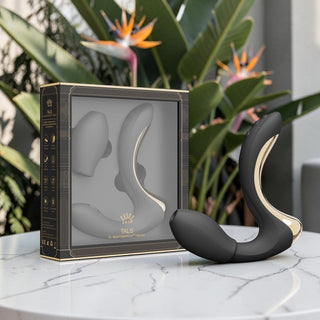 ZALO Legend Series TALIS G-Spot PulseWave Vibrator Kit with Tapping Feature, Air Pulse Sleeve, and Heating Function