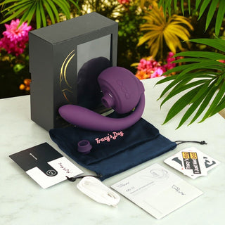 Tracy’s Dog OG 3 3-in-1 Poseable Pleasure Air Dual Stimulator with Detachable Vibrator