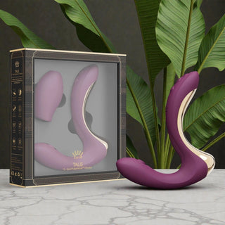 ZALO Legend Series TALIS G-Spot PulseWave Vibrator Kit with Tapping Feature, Air Pulse Sleeve, and Heating Function