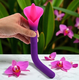 Fierce by Maia VALA Dual Jaguar Motor Dual Ended Flower Vibrator with Pliable Stem