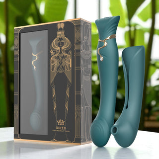 ZALO Queen Set PulseWave Taping G-Spot Vibrator & Suction Sleeve Set