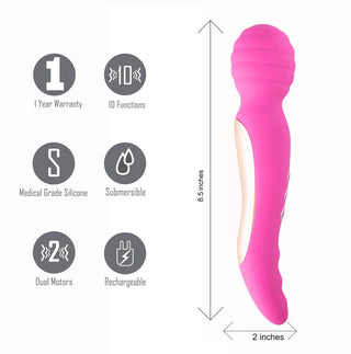 Maia ZOE Twisty Petite Dual Ended Vibrating Pleasure Wand