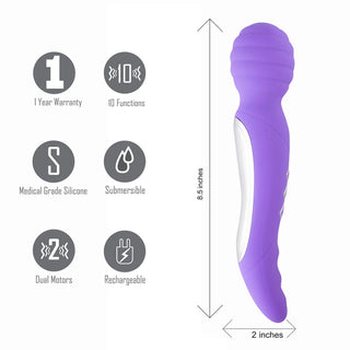 Maia ZOE Twisty Petite Dual Ended Vibrating Pleasure Wand