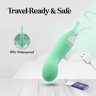 Blush Collection STELLA Dual-Ended Clitoral G-Spot Vibrating Wand With Precision Stimulation