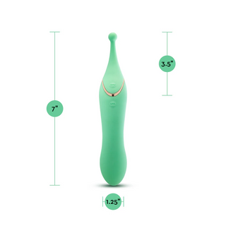 Blush Collection STELLA Dual-Ended Clitoral G-Spot Vibrating Wand With Precision Stimulation