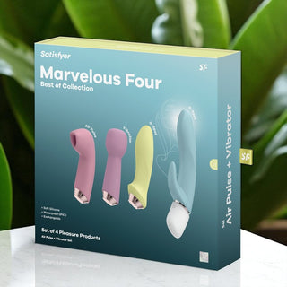 Satisfyer Marvelous Four Interchangeable Vibrator & Air Stim Kit