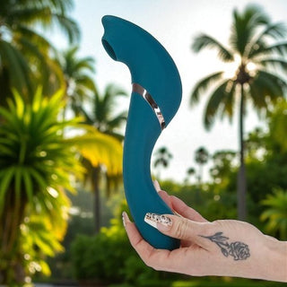 The Monarch Transform-With-A-Twist Vibrator & Flickering Suction Stimulator